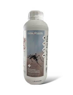 Insetticida antizanzare e insetti volanti e striscianti Newcidal Eto Plus Newpharm - Bottiglia da 1 lt