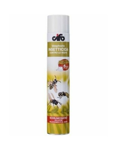 Spray schiumogeno ad alta pressione Cifo contro vespe e calabroni - Erogatore da 750 ml
