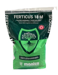 Fungicida rameico al 18% Ferticus 18m in polvere bagnabile - Sacco da 10 kg