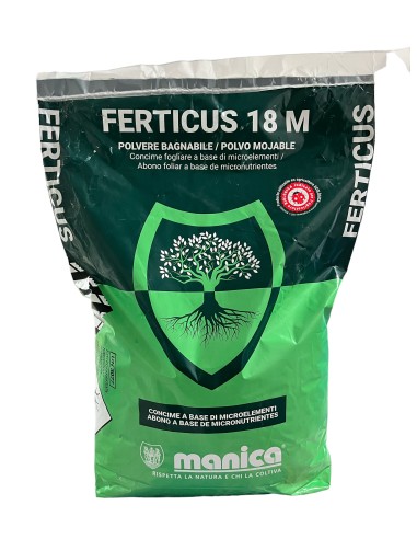 Fungicida rameico al 18% Ferticus 18m in polvere bagnabile - Sacco da 10 kg