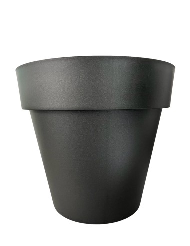 Vaso in plastica dura Mitu Pac diametro 100 - Colore antracite