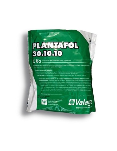Concime NPK fogliare solubile Plantafol 30.10.10 - Busta da 1 kg