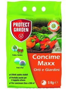 Concime granulare a lento rilascio per orti e giardini Maxx orti e giardini 16/8/16 - Sacco da 4 kg