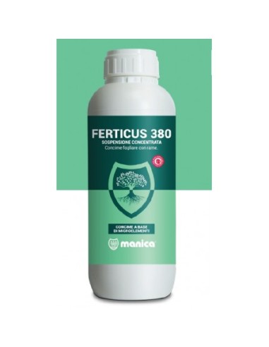 Fungicida rameico Ferticus 380 da diluire - Bottiglia da 1 lt