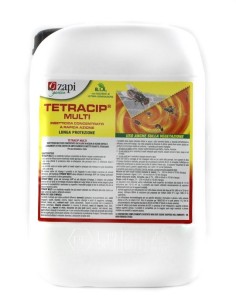 Insetticida concentrato antizanzare e altri insetti da diluire Tetracip Multi Zapi - Latta da 5 lt