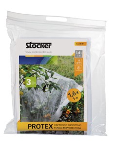 Cappuccio protettivo in Tnt anti gelo Stocker per piante ed agrumi 1mt x 1,6 mt - Confezione da 3 pezzi
