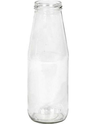 Bottiglia Yoga succo in vetro trasparente 720 - Confezione da 30 pz
