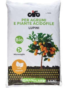 Concime naturale biologico per agrumi e piante lupini triturati Cifo - Busta da 2,5 kg