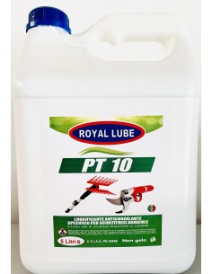 Olio PT10 lubrificante anticongelante specifico per scuotitrici agricole e macchine fa taglio - Bottiglia da 5 lt