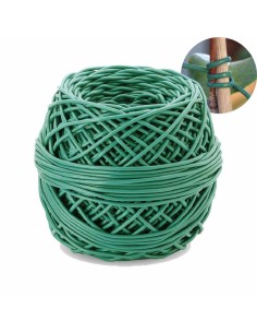 Tubetto in plastica verde elastica per legature diam. 3,5 - gomitolo da 1 kg