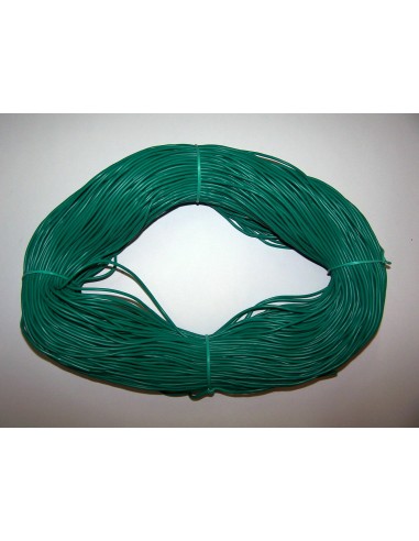 Tubetto in plastica verde elastica per legature diam. 4 - Matassa da 2 kg