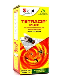 Insetticida concentrato antizanzare e altri insetti da diluire Tetracip Multi - Astuccio da 250 ml